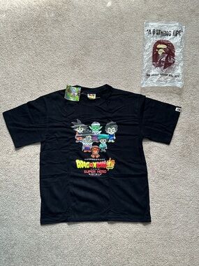 Black Dragon Ball Super Hero Tee by A Bathing Ape